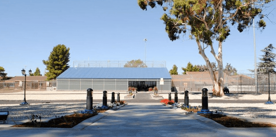 Federal Correctional Institution in Dublin, California. A low security federal correctional institution.